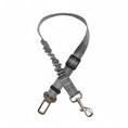 Charger l'image dans la visionneuse de la galerie, Ceinture de sécurité pour chien grise avec clip métallique pour voiture par Oscar et Plume
