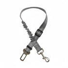 Ceinture de sécurité pour chien grise avec clip métallique pour voiture par Oscar et Plume