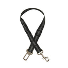 Ceinture de sécurité pour chien noire avec boucle métallique et attache résistante Oscar et Plume
