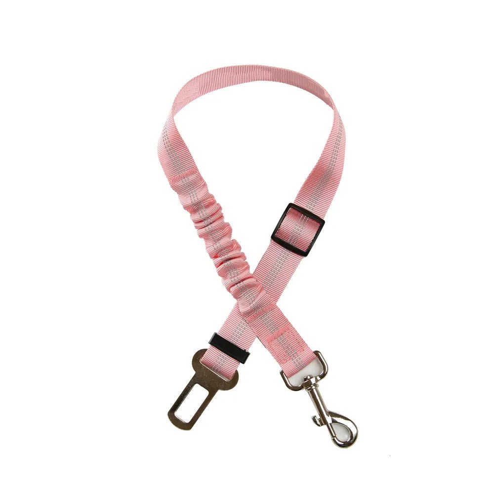 Ceinture de sécurité réglable en nylon pour chien Oscar et Plume Rose