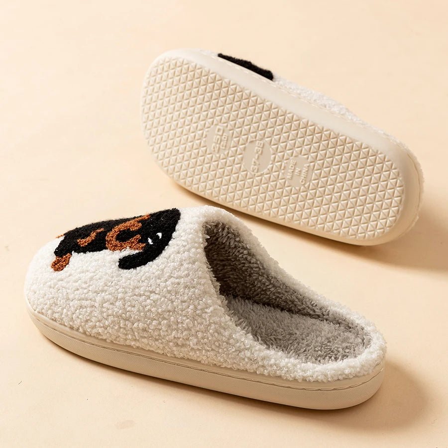 Chaussons adulte impression teckel - Oscar et Plume