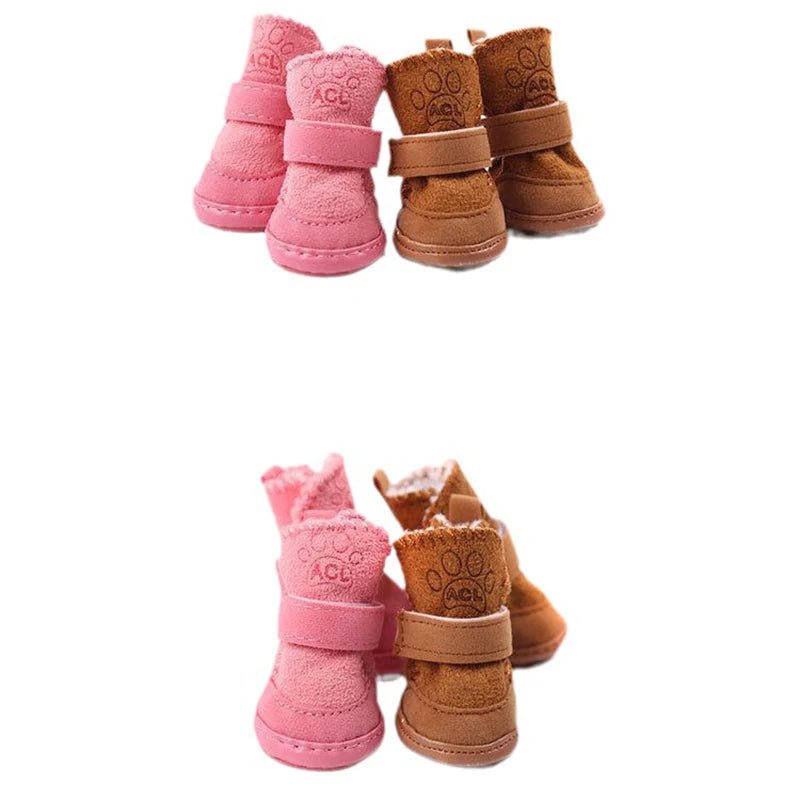 Chaussure chaude d'hiver pour petits et moyens chiens Oscar et Plume