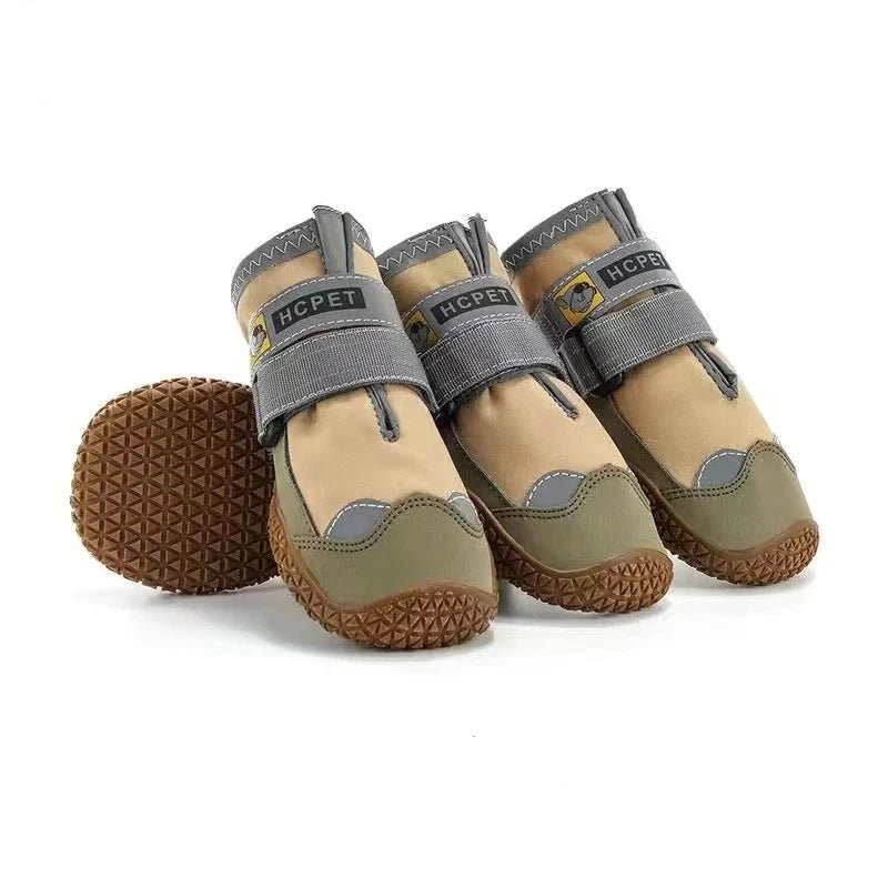 Chaussures imperméables toutes saisons pour chien - Les Bonnes Affaires Oscar et Plume Beige (Respirant) / Taille 5