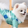 Load image into Gallery viewer, Chemises De Plage pour chien Oscar et Plume Vert / XS
