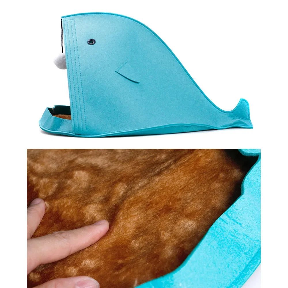 Cocon baleine ou requin pour chat - Oscar et Plume