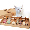 Load image into Gallery viewer, Coffret cadeau 7 jouets pour chat - Oscar et Plume
