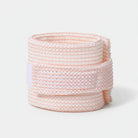 Collerette douce pour chat de couleur rose en tissu respirant avec velcro pour un ajustement confortable