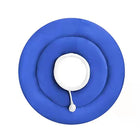 Collerette douce pour chien et chat en bleu, confortable et ajustable pour favoriser la guérison