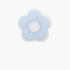 Collerette imperméable pour chat en forme de fleur bleue conçue par Oscar et Plume