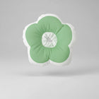 Collerette imperméable pour chat en forme de fleur verte avec bord blanc par Oscar et Plume