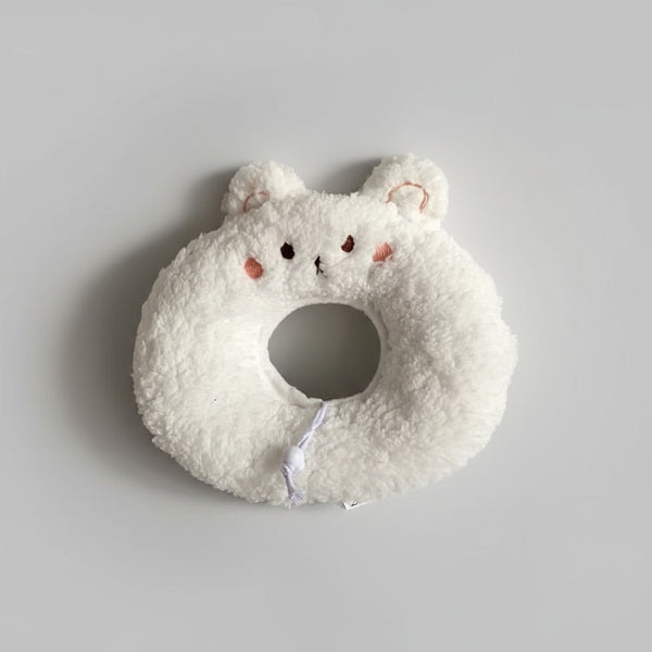 Collerette pour chat douce et moelleuse en forme d'animal avec oreilles en peluche