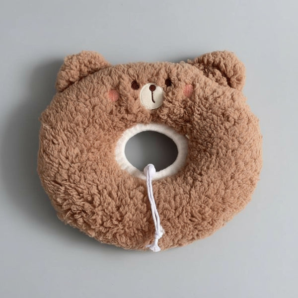 Collerette pour chat mignonne en forme d'ours avec un design doux et confortable