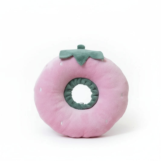 Collerette pour chat et chien en forme de fraise, douce et confortable pour la récupération