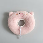Collerette pour chat en forme de cochon en peluche rose avec un design doux et confortable