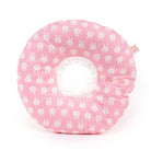 Collerette réglable pour chat en tissu rose avec motif de lapin pour confort et protection