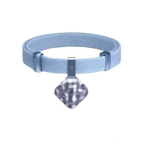 Collier anti étranglement avec ou sans bijou personnalisable pour chat Oscar et Plume Ensemble Bleu