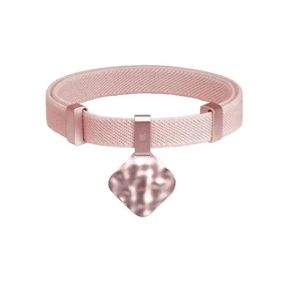 Collier anti étranglement avec ou sans bijou personnalisable pour chat Oscar et Plume Ensemble Rose