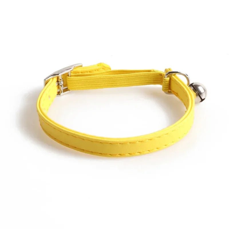 Collier Anti Étranglement Pour Chat Oscar et Plume Jaune