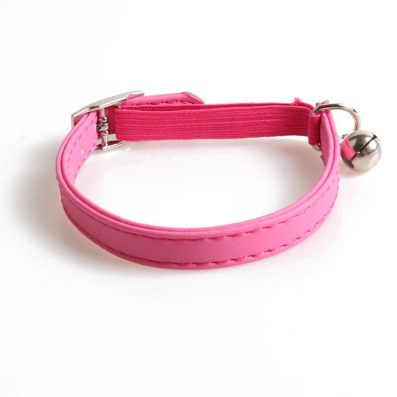 Collier Anti Étranglement Pour Chat Oscar et Plume Rose Rouge