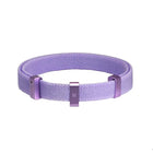 Collier anti-étranglement pour chat en violet avec des attaches sécurisées pour le confort et la sécurité