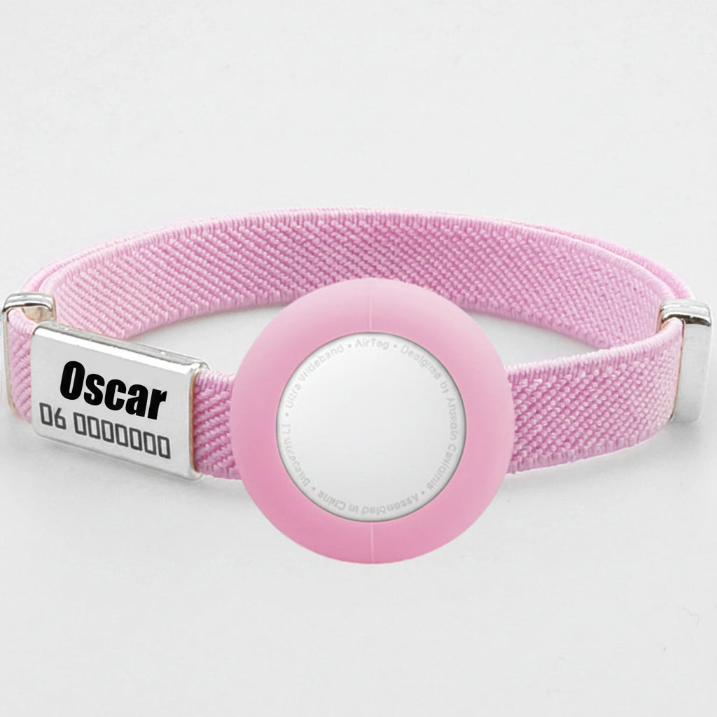 Collier chat anti étranglement rose d'Oscar et Plume avec une fermeture sécurisée et un design confortable