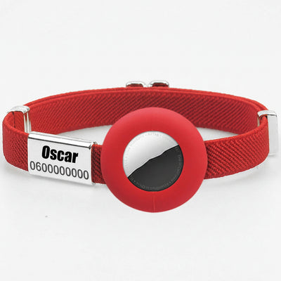 Collier chat anti étranglement rouge avec plaque d'identité et boucle sécurisée pour le confort du chat
