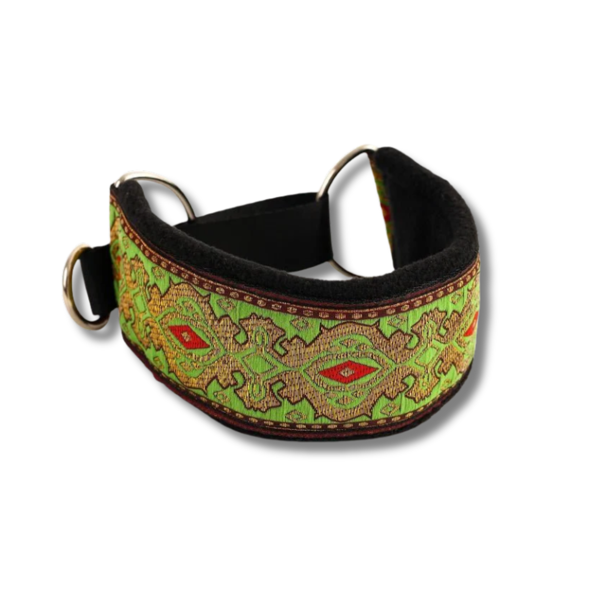 Collier confortable lévrier avec un design coloré et rembourré pour un confort optimal