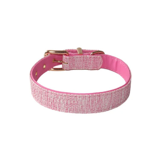 Collier Couture pour chien Oscar et Plume Rose / XS