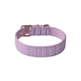 Charger l'image dans la visionneuse de la galerie, Collier Couture pour chien Oscar et Plume Violet / XS
