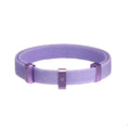 Load image into Gallery viewer, Collier design anti étranglement pour chat Oscar et Plume Mauve
