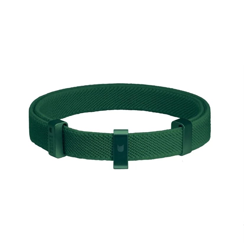 Collier design anti étranglement pour chat Oscar et Plume Vert foncé