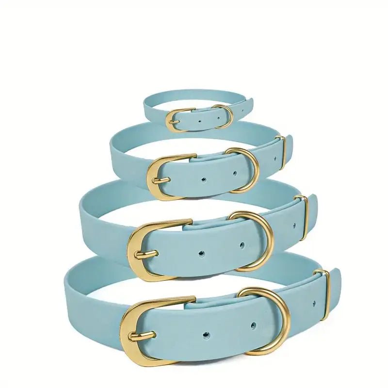 Collier imperméable pour chien Oscar et Plume Bleu / M