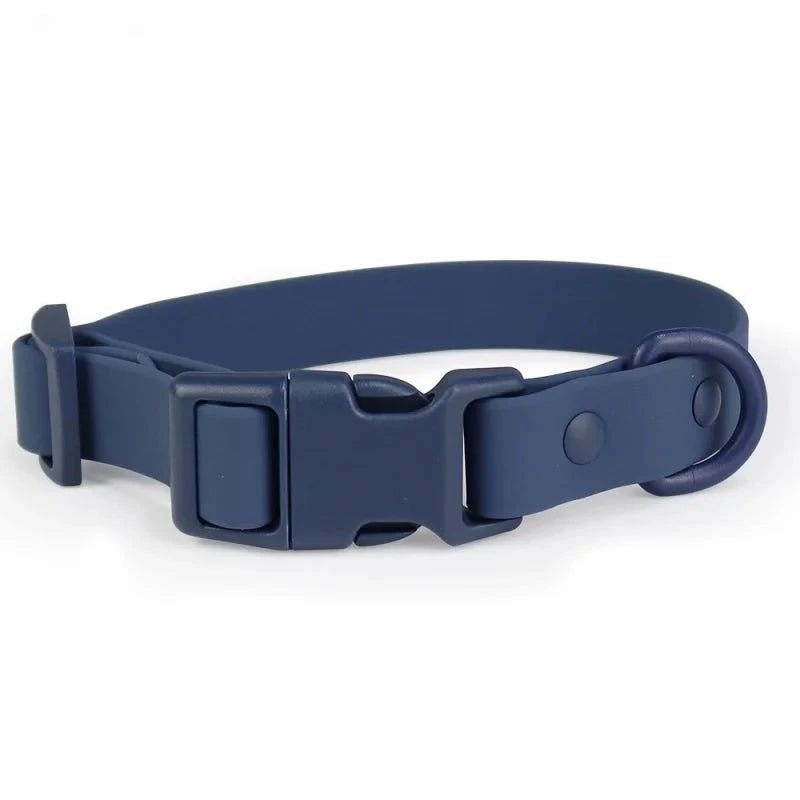 Collier imperméable et résistant pour chien Oscar et Plume M / Bleu