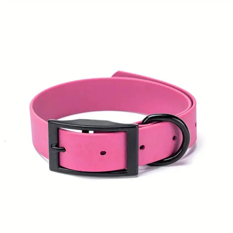 Collier imperméable et résistant pour chien Oscar et Plume Fushia / S