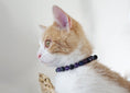 Load image into Gallery viewer, Collier en perles pour chat anxieux et peureux Oscar et Plume
