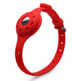 Load image into Gallery viewer, Collier en silicone avec emplacement Airtag pour chat Oscar et Plume Rouge / 245 x 40 x 12mm
