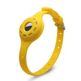 Charger l'image dans la visionneuse de la galerie, Collier en silicone avec emplacement Airtag pour chat Oscar et Plume Jaune / 245 x 40 x 12mm
