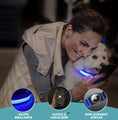 Charger l'image dans la visionneuse de la galerie, Collier Led avec emplacement Airtag pour chien et chat - Oscar et Plume
