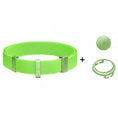 Load image into Gallery viewer, Collier lumineux anti étranglement chat en vert avec un design flexible et un accessoire de sécurité inclus

