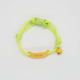 Carica l'immagine nel visualizzatore della galleria, Collier personnalisable pour chien et chat en vert avec un pendentif et un nom gravé
