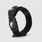 Collier pour grand chien avec poignée en nylon noir résistant avec fermeture sécurisée Oscar et Plume