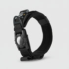 Collier pour grand chien avec poignée en nylon noir résistant avec fermeture sécurisée Oscar et Plume