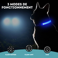 Charger l'image dans la visionneuse de la galerie, Collier Led avec emplacement Airtag pour chien et chat Oscar et Plume
