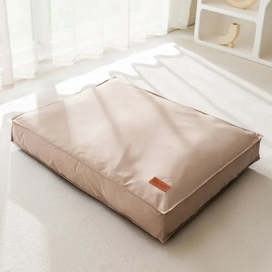 Coussin déhoussable pour chien Oscar et Plume Beige / L