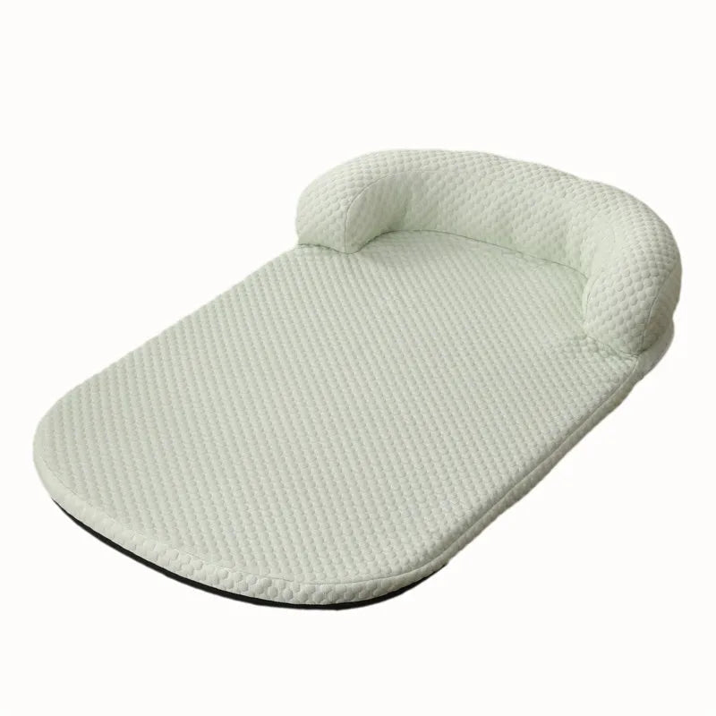 Coussin d'été rafraichissant déhoussable Oscar et Plume Vert / 2XS