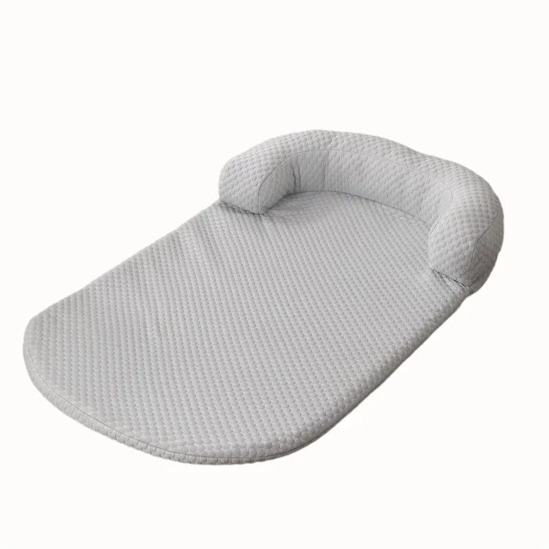 Coussin d'été rafraichissant déhoussable Oscar et Plume Gris / 2XS