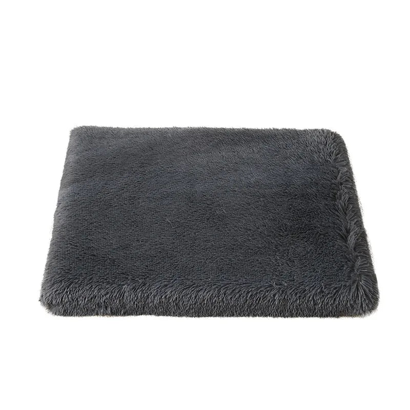 Coussin moelleux, déhoussable et lavable pour chien Oscar et Plume Gris foncé / M