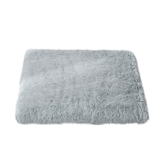 Coussin moelleux, déhoussable et lavable pour chien Oscar et Plume Gris clair / M