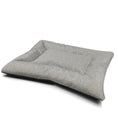 Load image into Gallery viewer, Coussin waterproof en tissu résistant pour grand chien Oscar et Plume Gris
