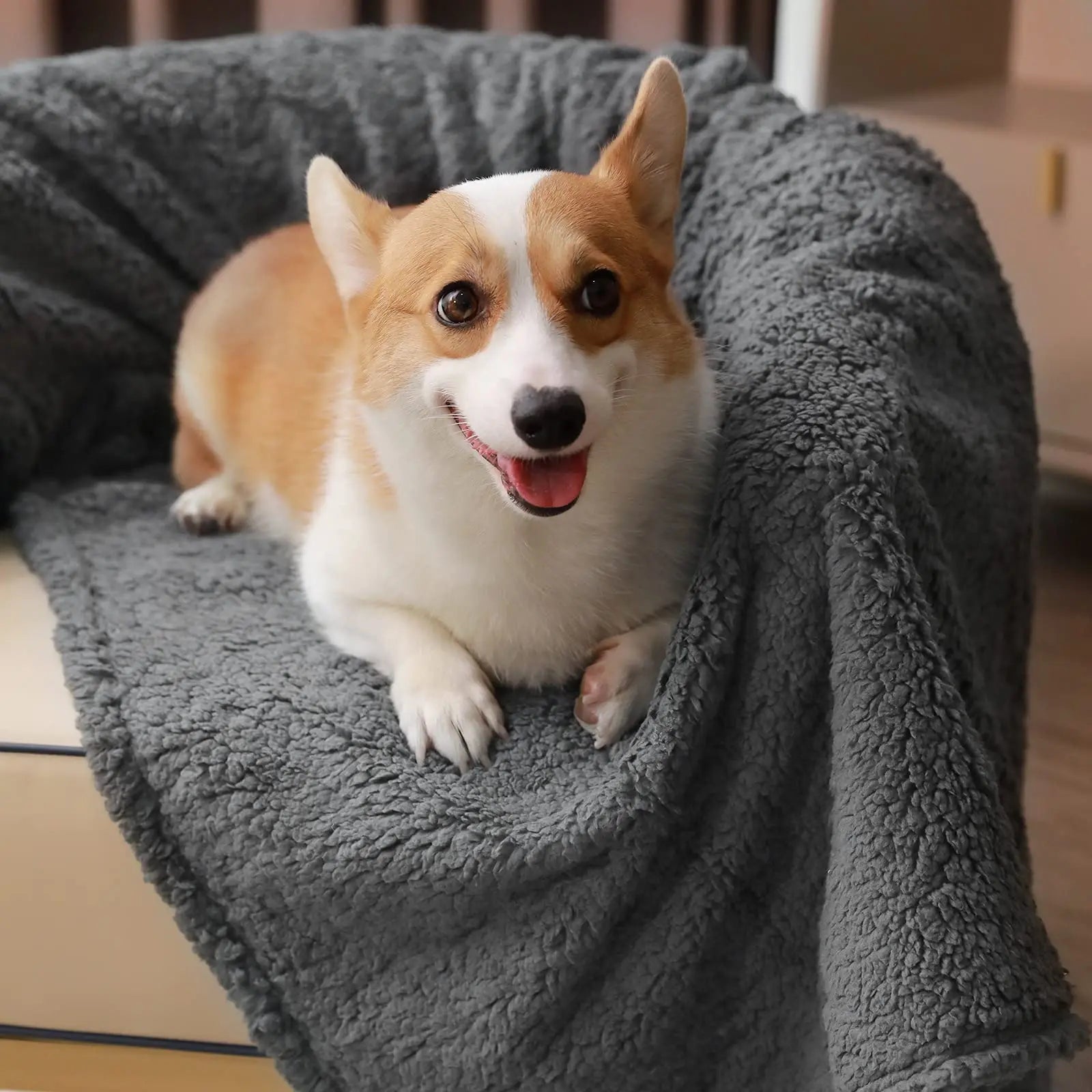 Couverture réconfortante douce et moelleuse pour chien et chat - Oscar et Plume